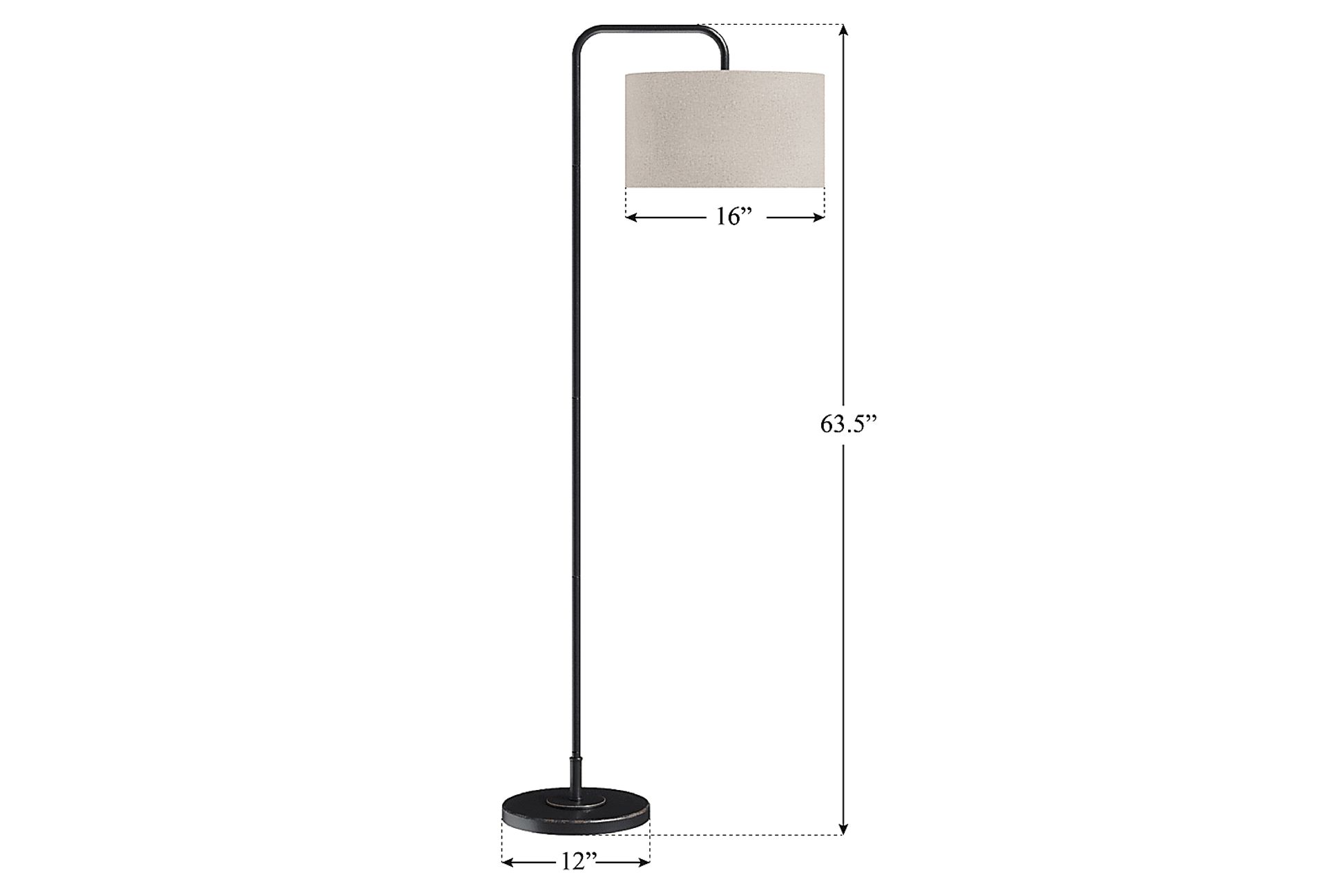 Regalia Gate Bronze Floor Lamp - Image 7