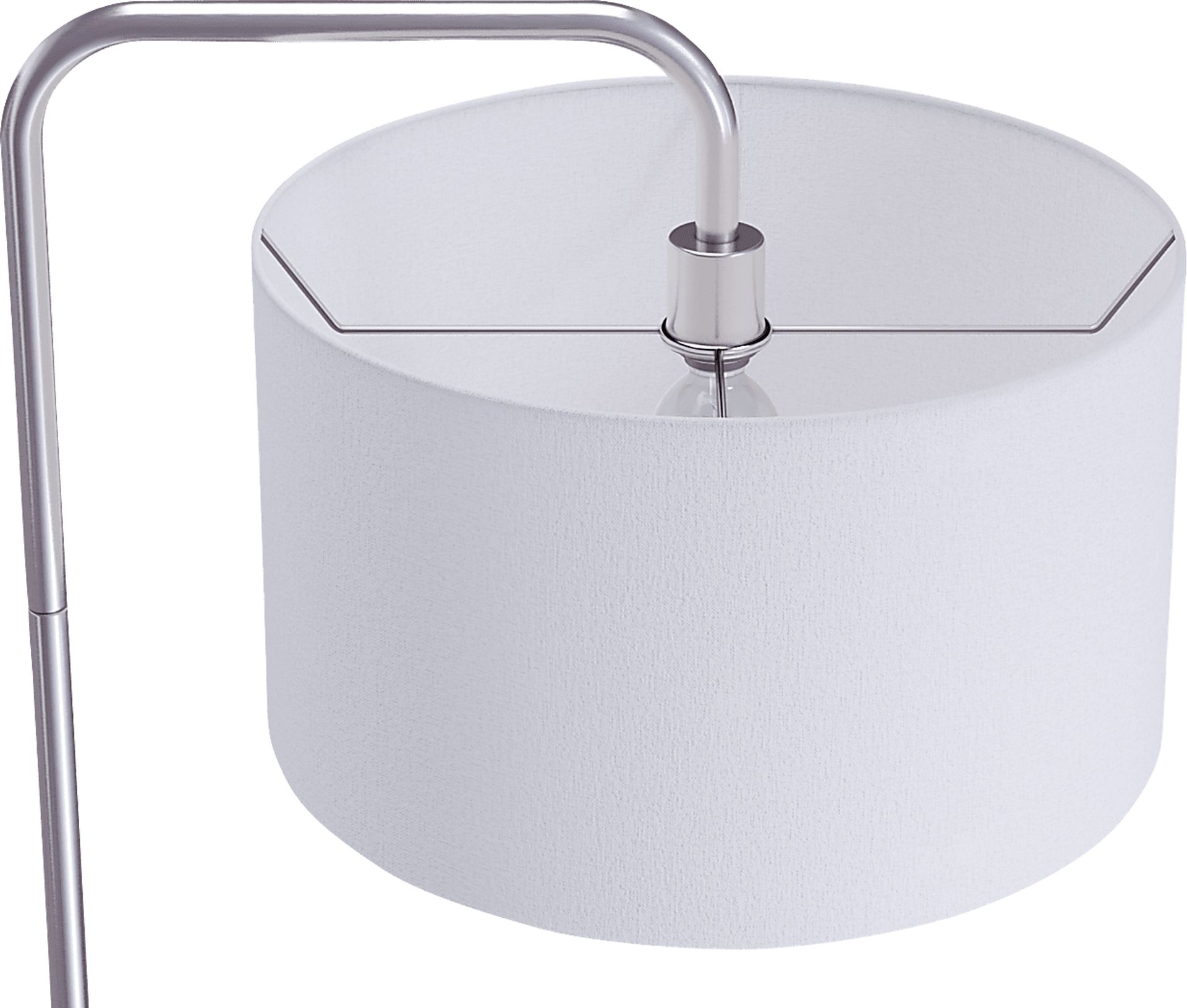 Regalia Gate Silver Floor Lamp - Image 3