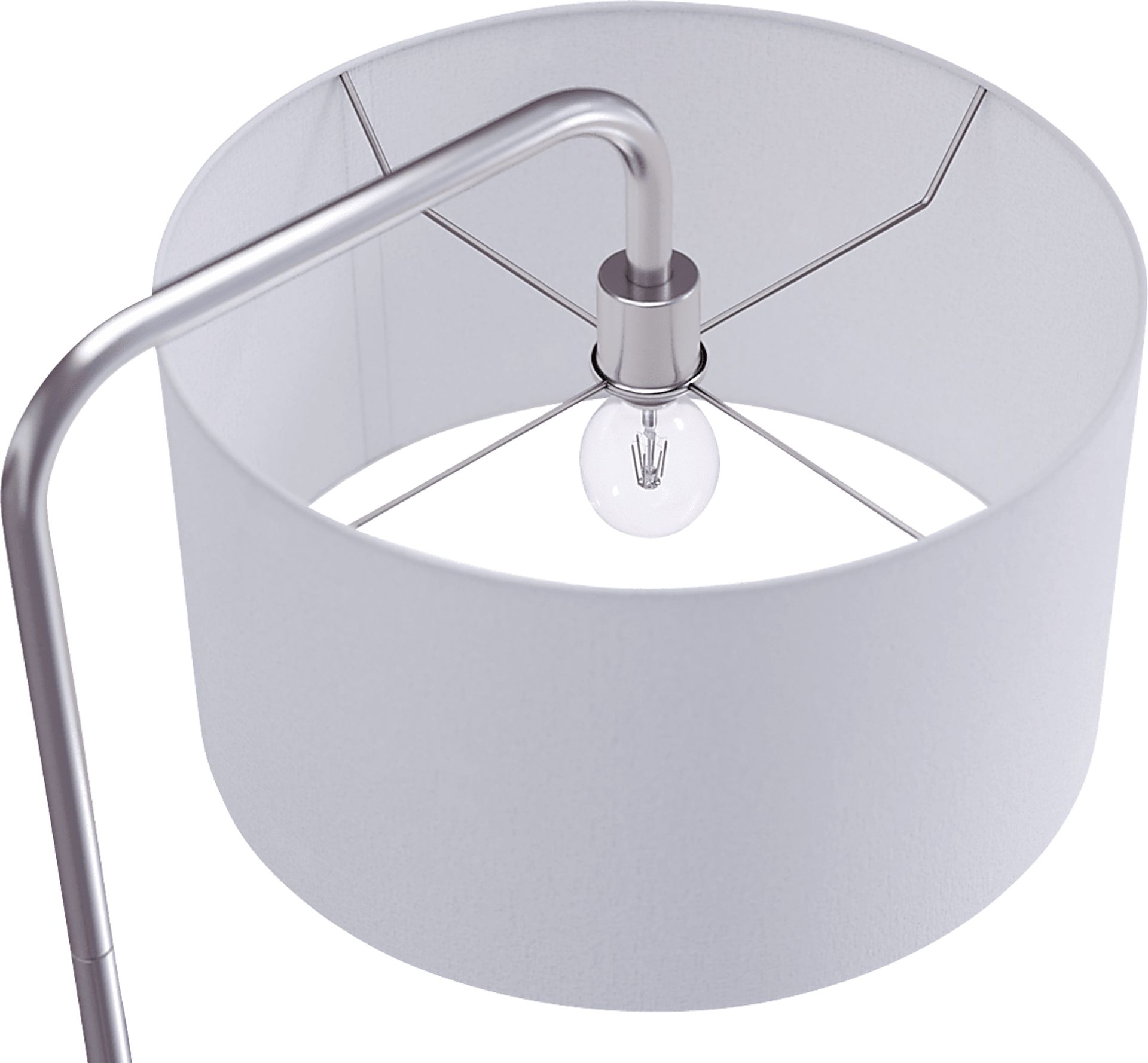 Regalia Gate Silver Floor Lamp - Image 5