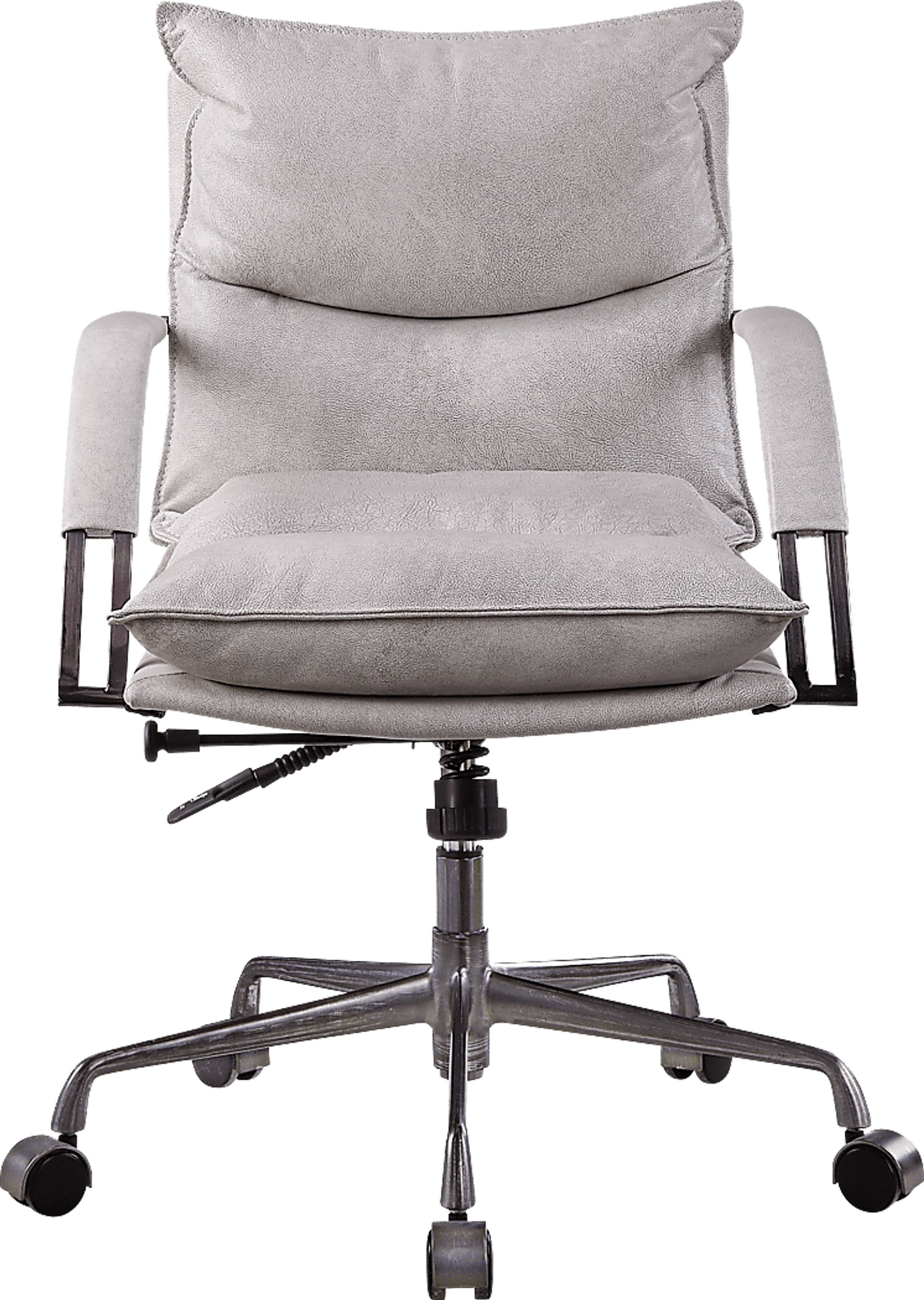 Regallie White Office Chair - Image 2