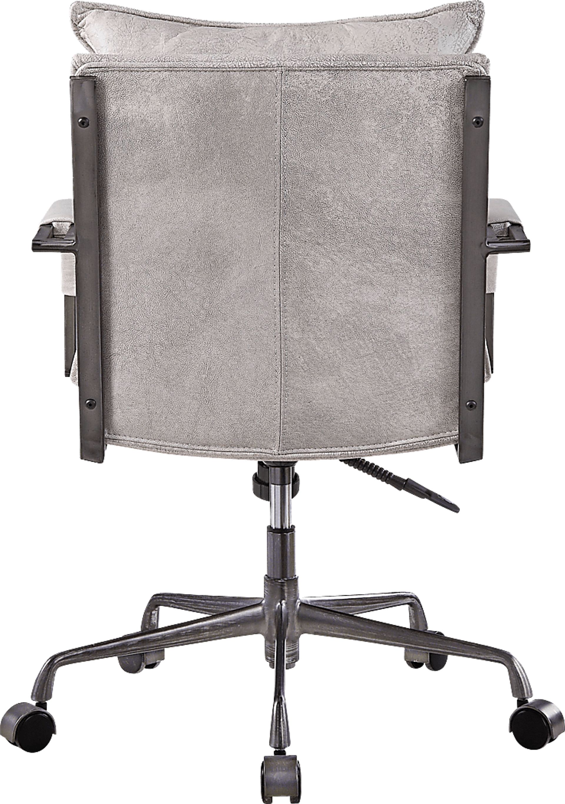 Regallie White Office Chair - Image 4