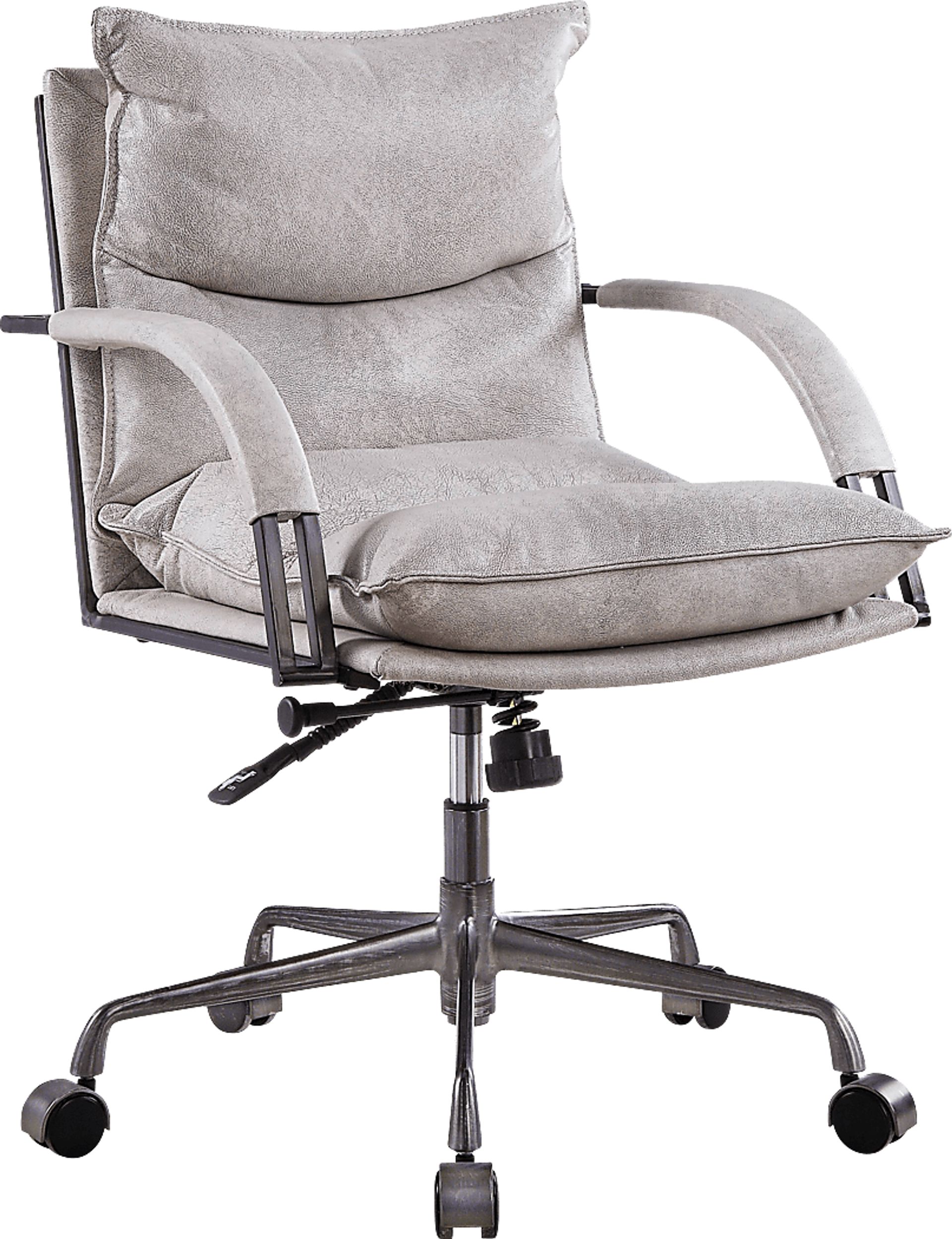 Regallie White Office Chair - Image 1
