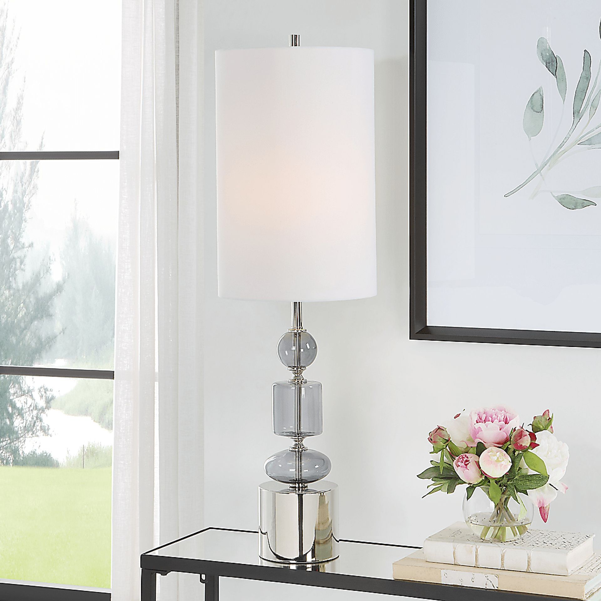 Regency Court Silver Lamp - Image 3
