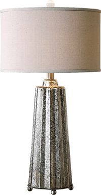 Regent Oak Gray Lamp