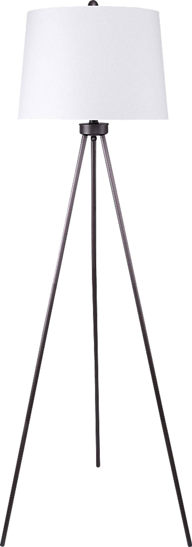 Regent Shores Gray Floor Lamp - Thumbnail - Image 1