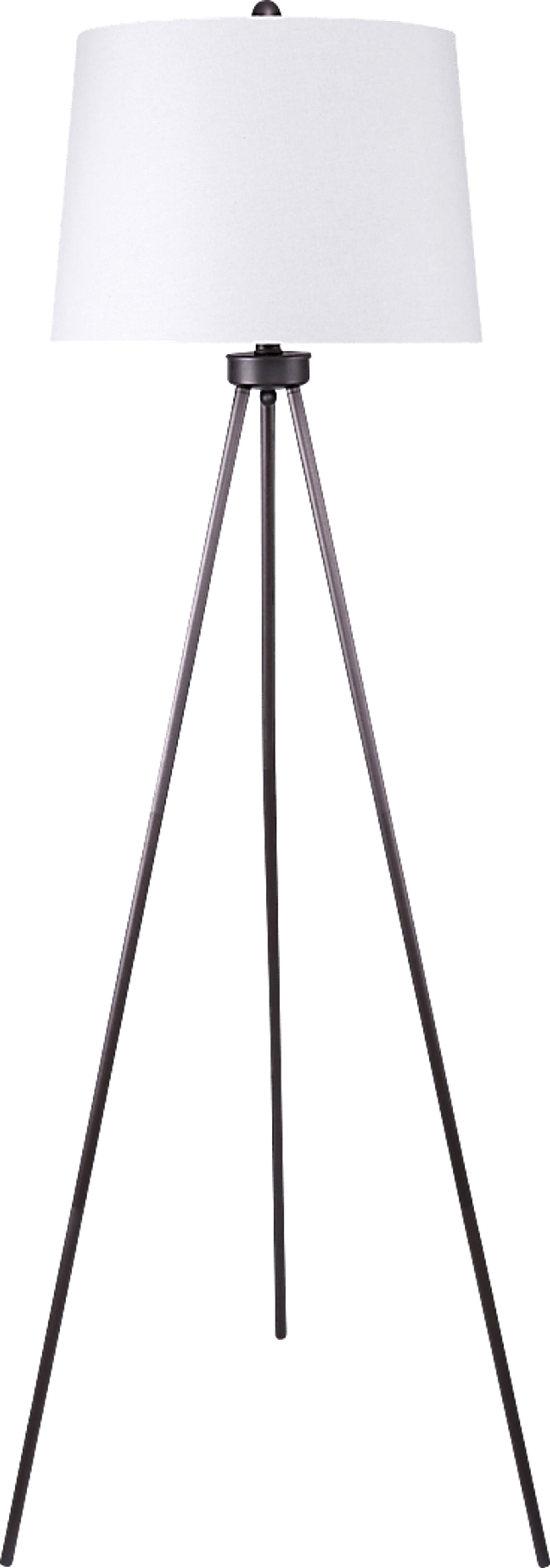 Regent Shores Gray Floor Lamp - Image 1