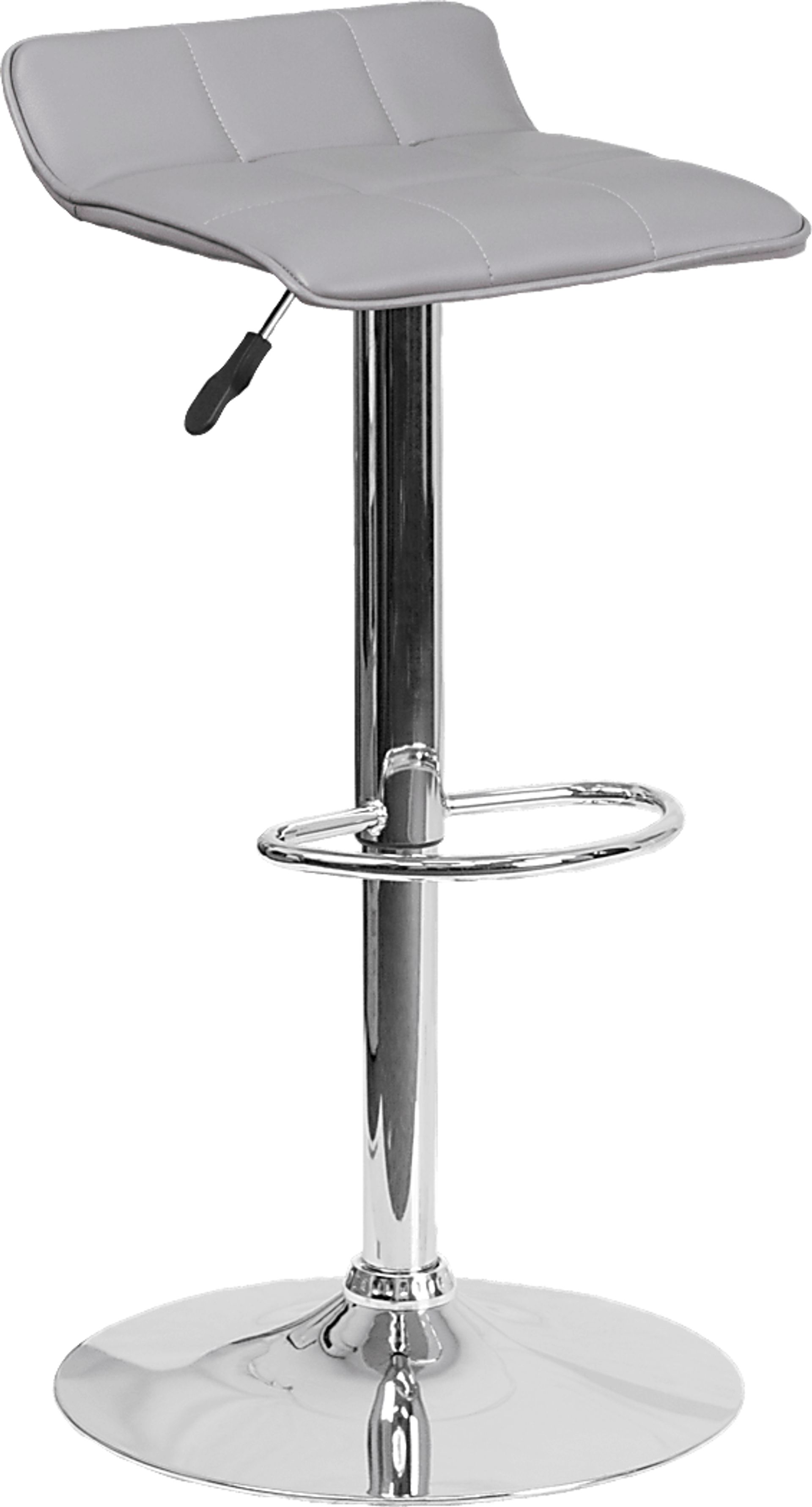 Reggie Gray Adjustable Swivel Barstool - Image 1