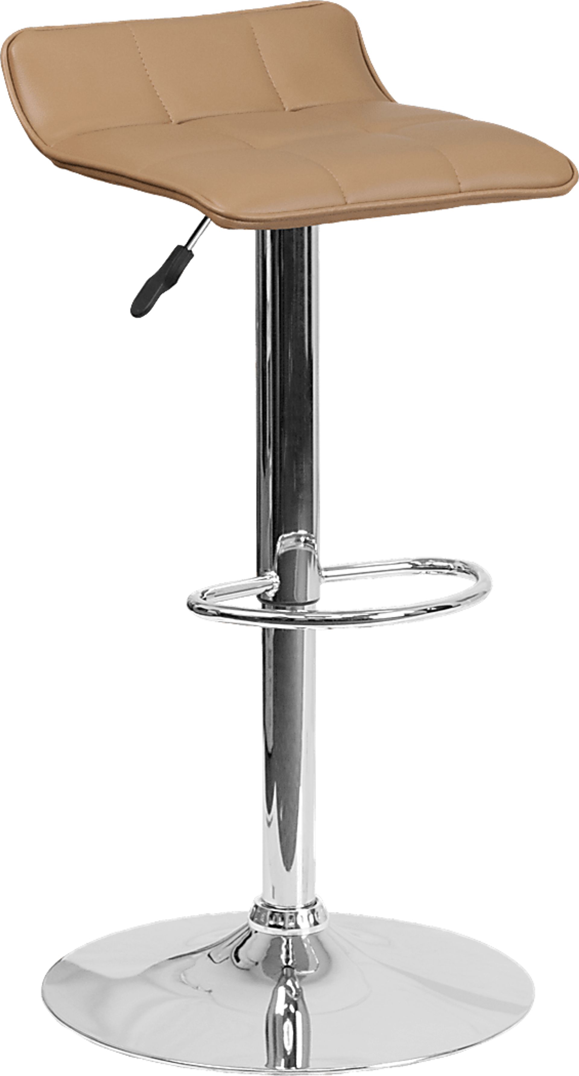 Reggie Mocha Adjustable Swivel Barstool - Image 1