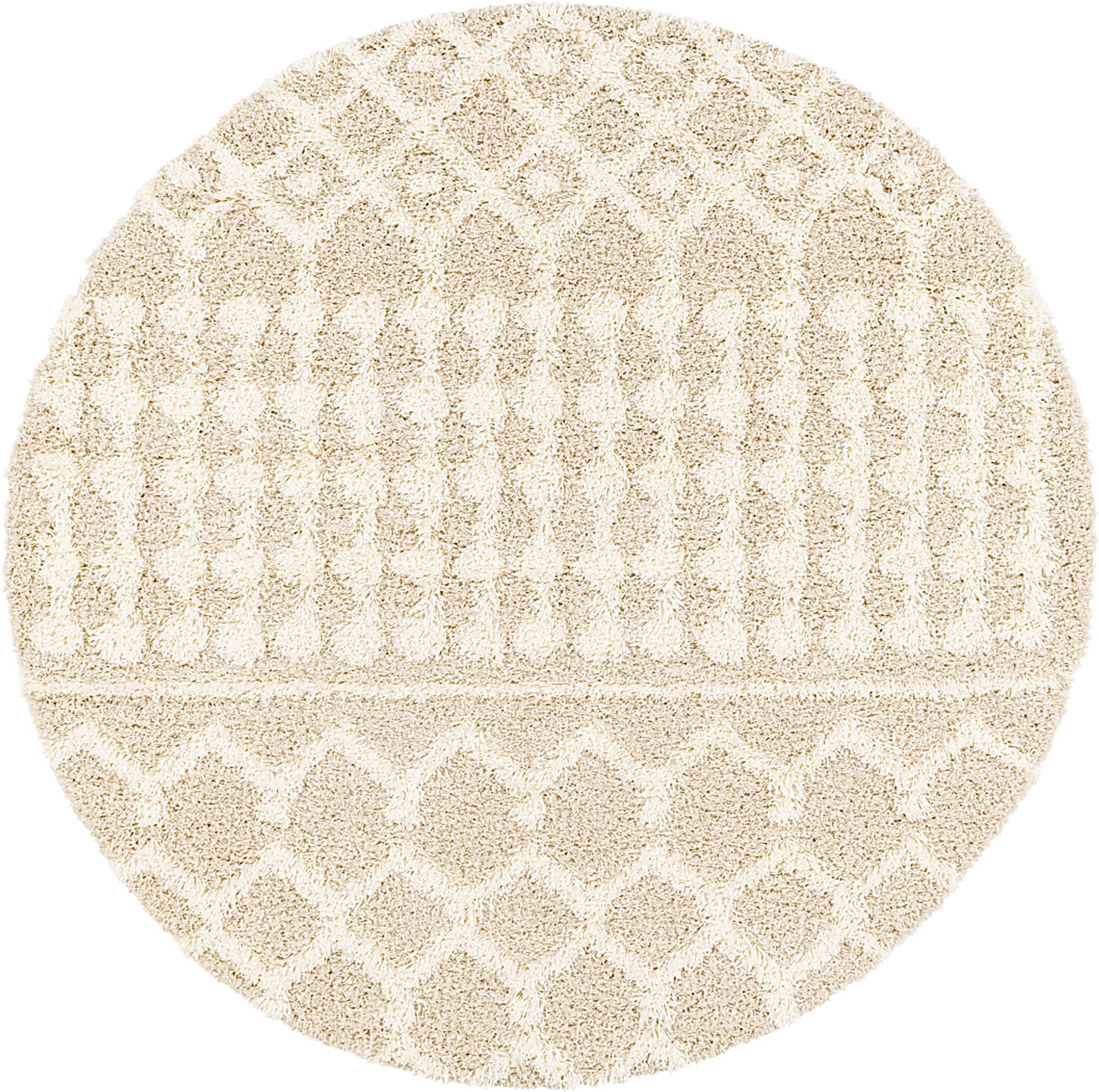 Rehder I Cream 6'7 Round Rug - Image 1