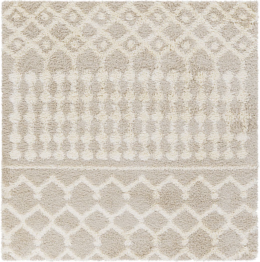 Rehder I Cream 6'7 Square Rug