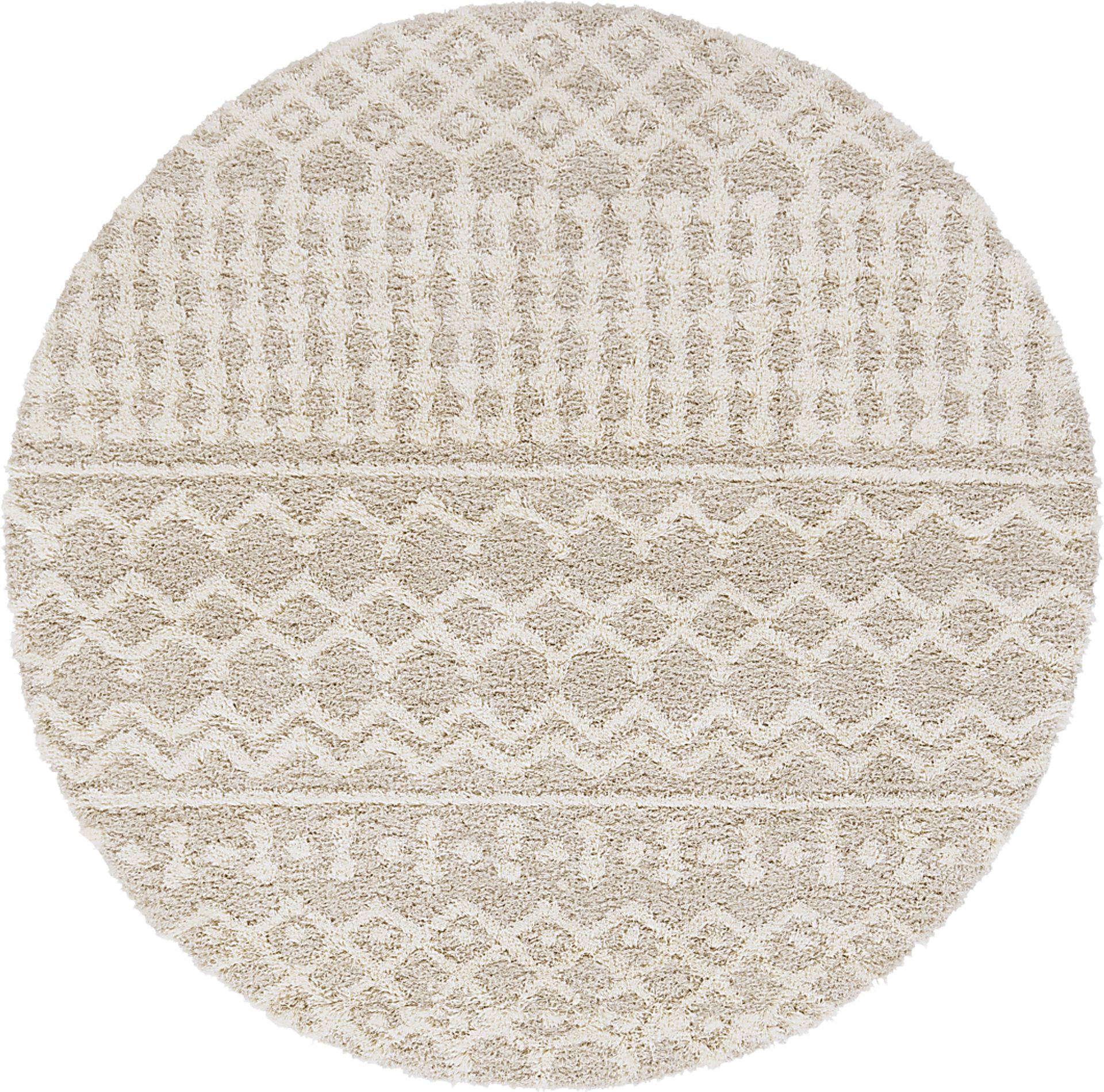 Rehder I Cream 7'10 Round Rug - Image 1