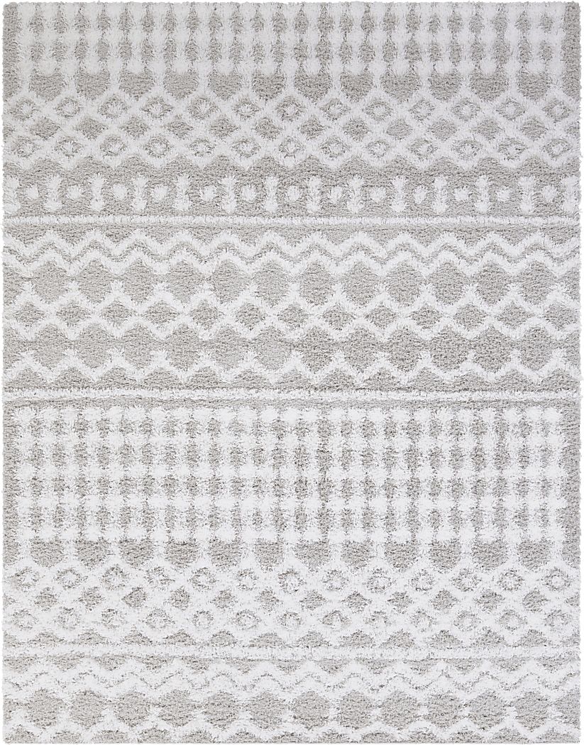 Rehder II White 7'10 x 10'3 Rug