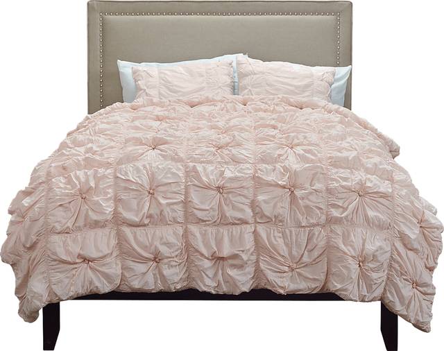 Reia Pink 3 Pc King Comforter Set - Thumbnail - Image 1