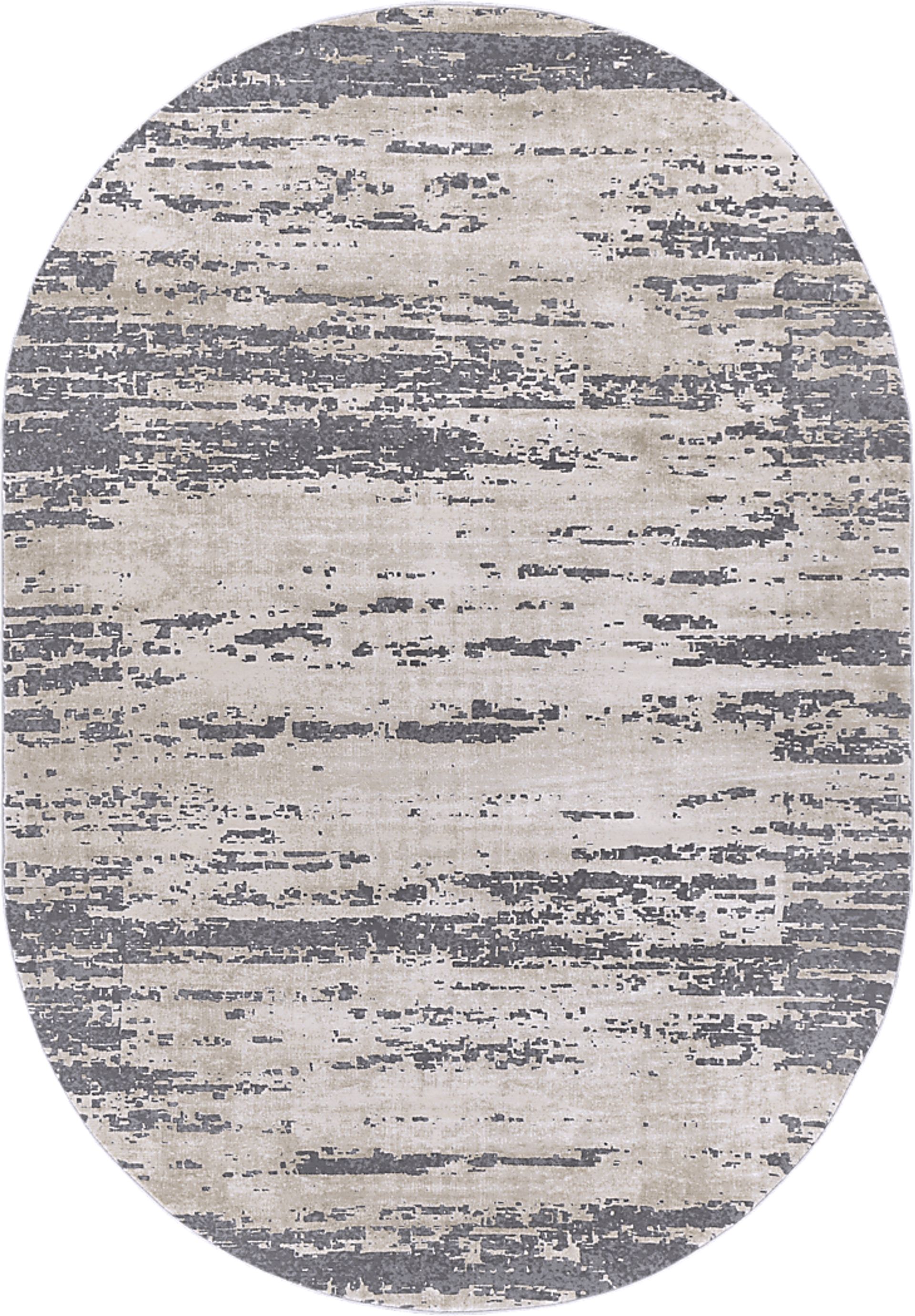 Reigate I Tan 6'7 x 9'6 Oval Rug - Image 1