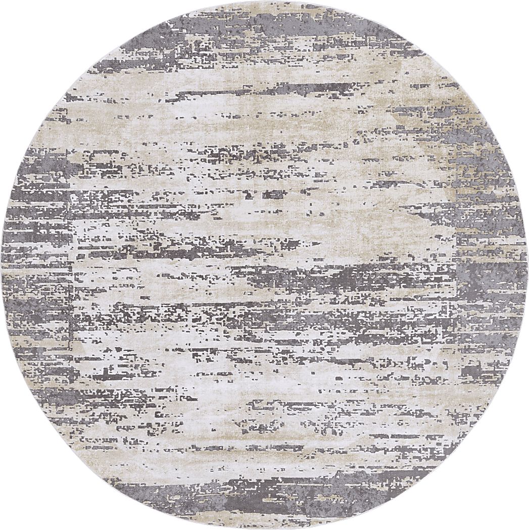 Reigate I Tan 7'10 Round Rug