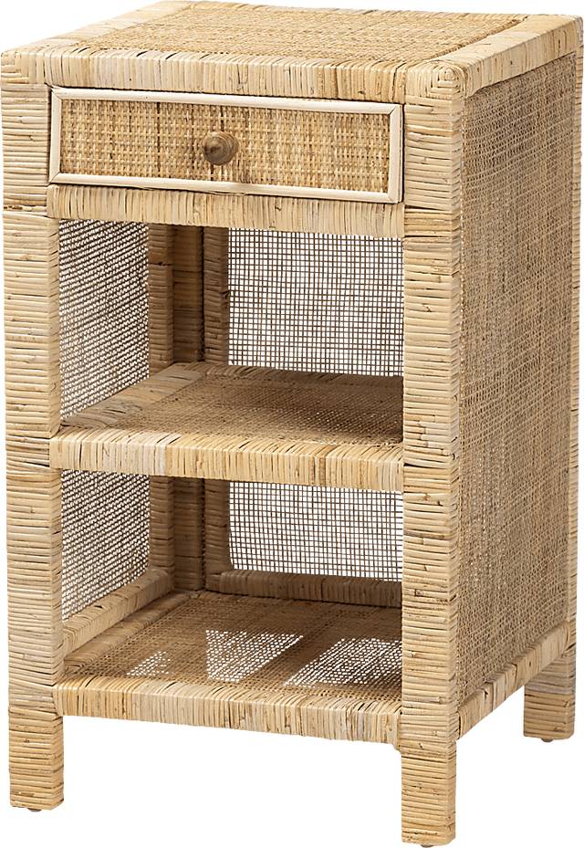 Reinert V Brown Nightstand - Thumbnail - Image 1