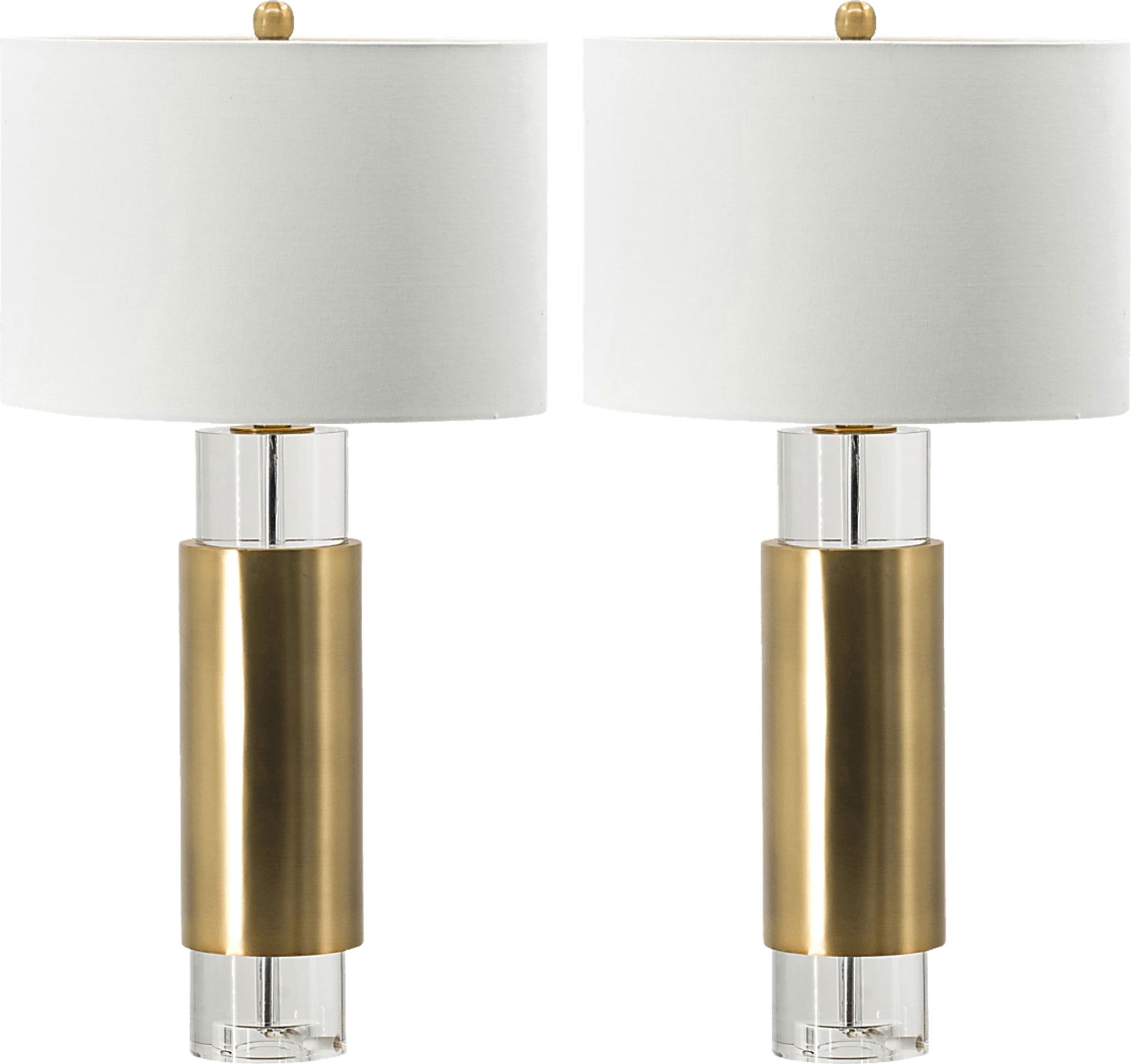Reisling Grove Gold Table Lamps, Set of 2 - Image 1