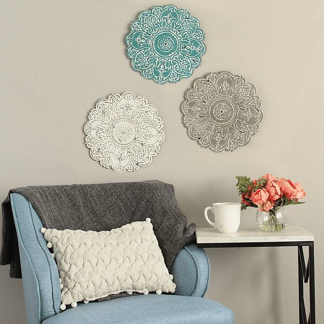 Reissen Blue Wall Decor - Thumbnail - Image 2