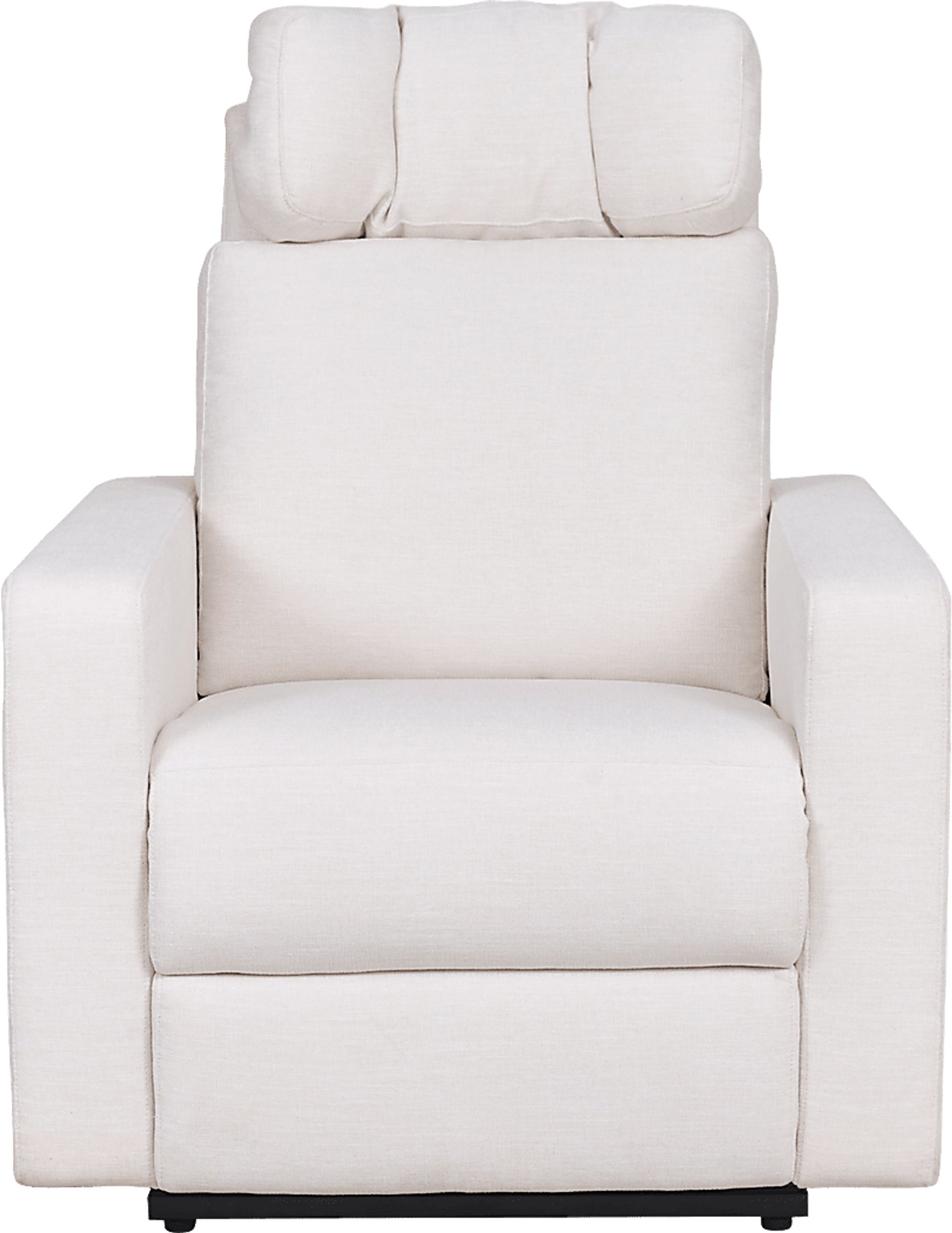 Relaxation Rocker White Auto Glider Recliner - Image 7