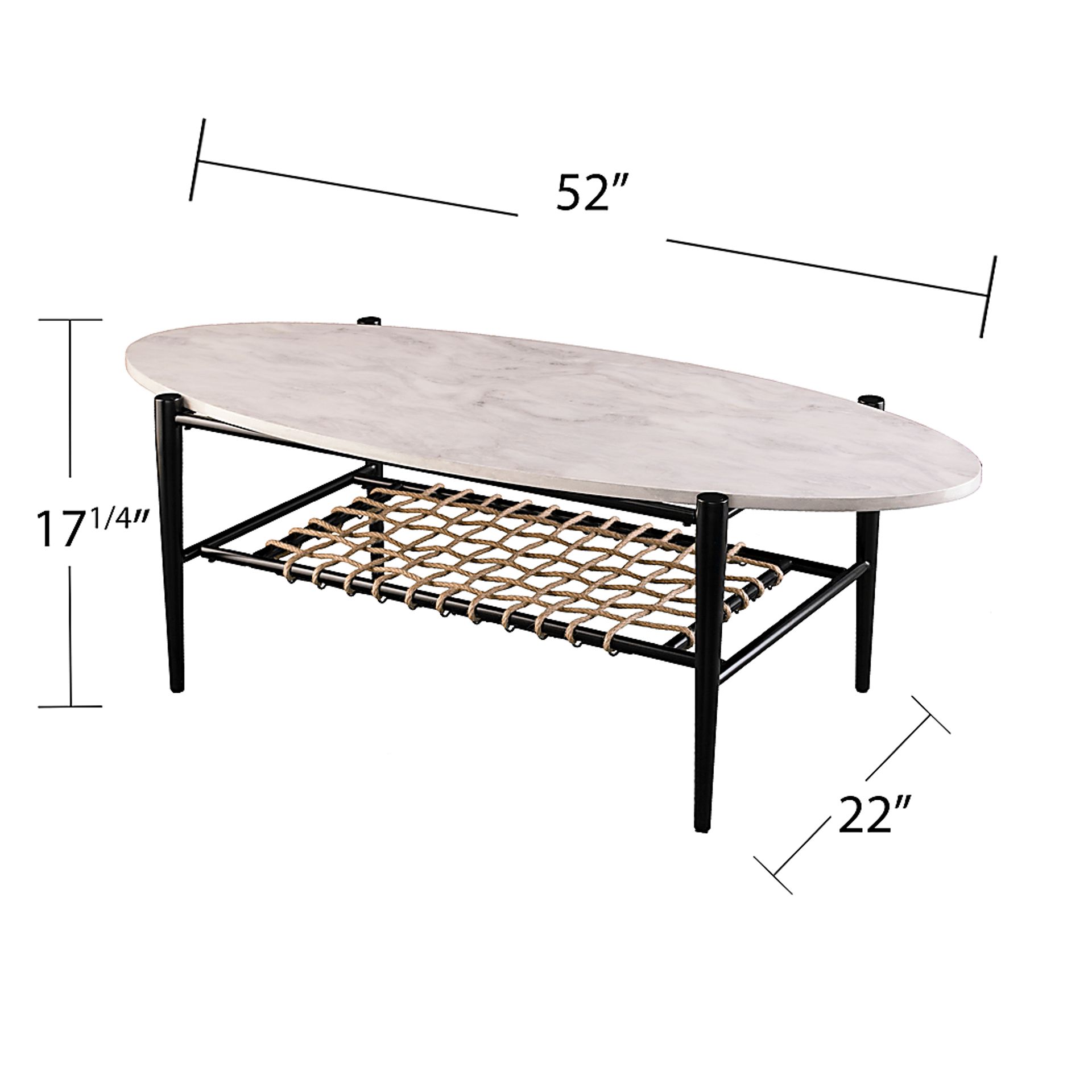 Relckin White Cocktail Table - Image 5