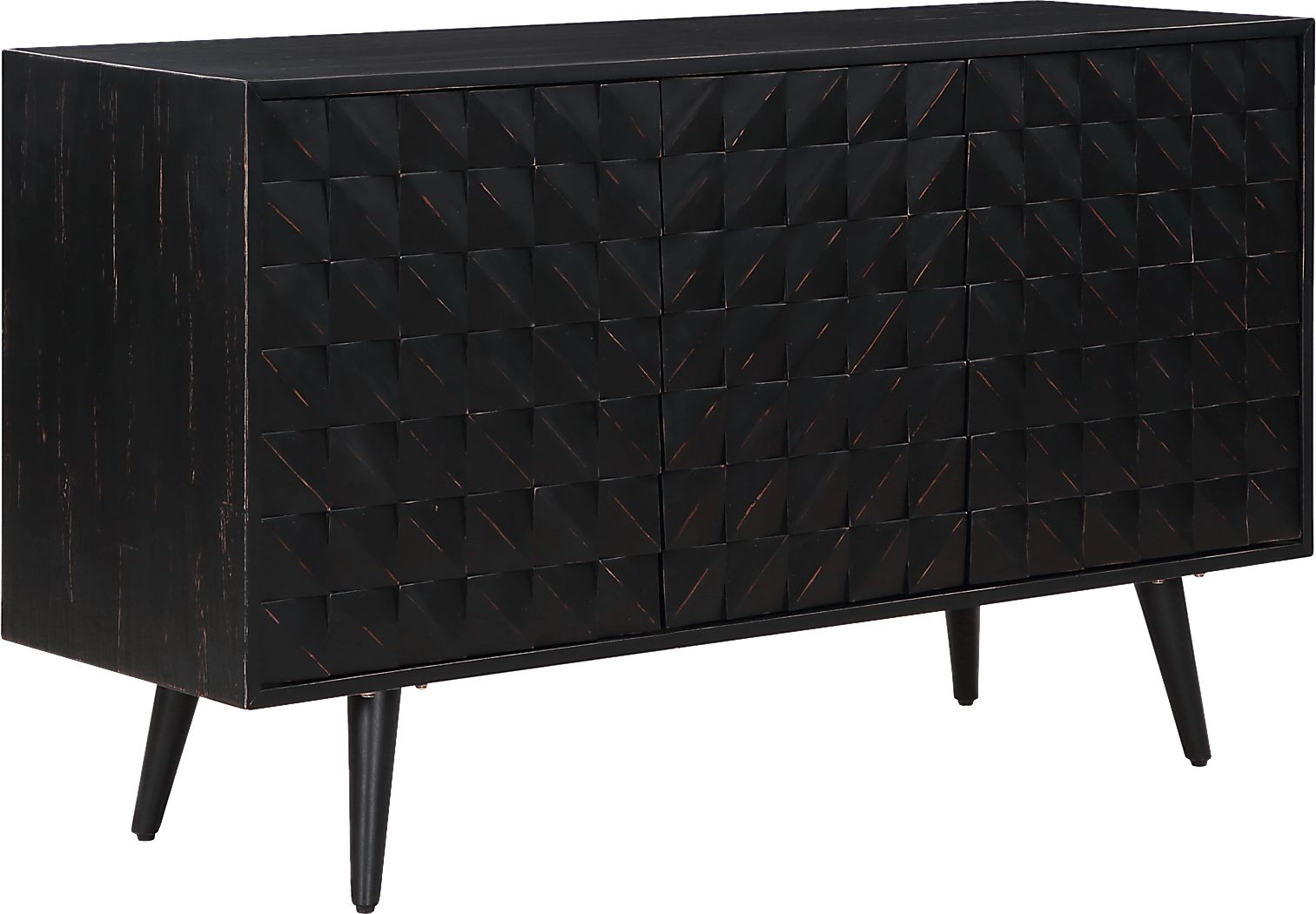 Rellim Black Credenza