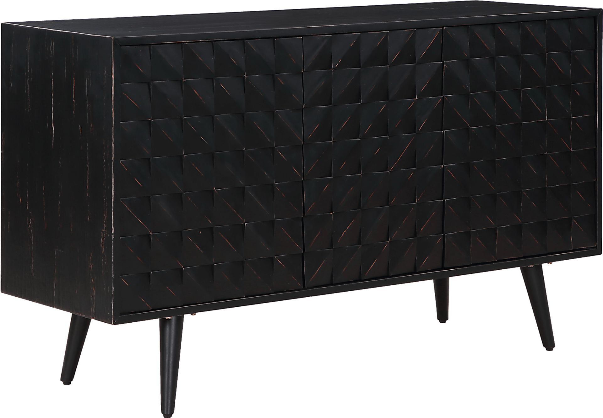 Rellim Black Credenza - Image 1