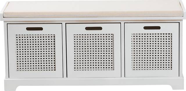 Reltor White Accent Bench - Thumbnail - Image 3