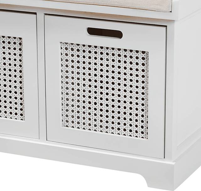 Reltor White Accent Bench - Thumbnail - Image 5