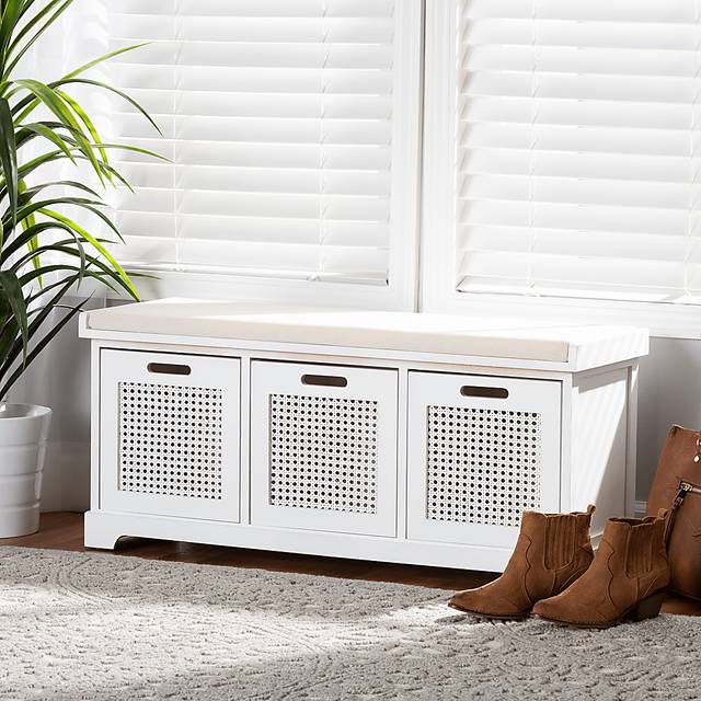 Reltor White Accent Bench - Thumbnail - Image 6