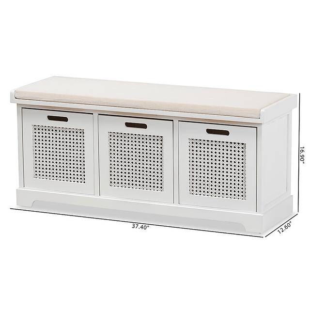 Reltor White Accent Bench - Thumbnail - Image 7