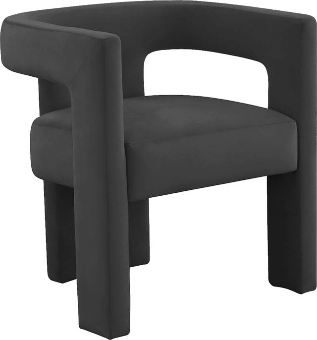 Remagen Black Accent Chair - Thumbnail - Image 4
