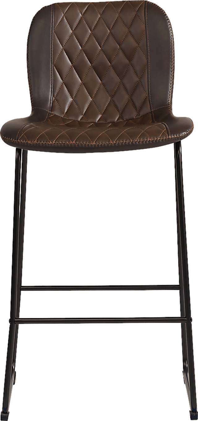 Remi Brown Barstool - Thumbnail - Image 2