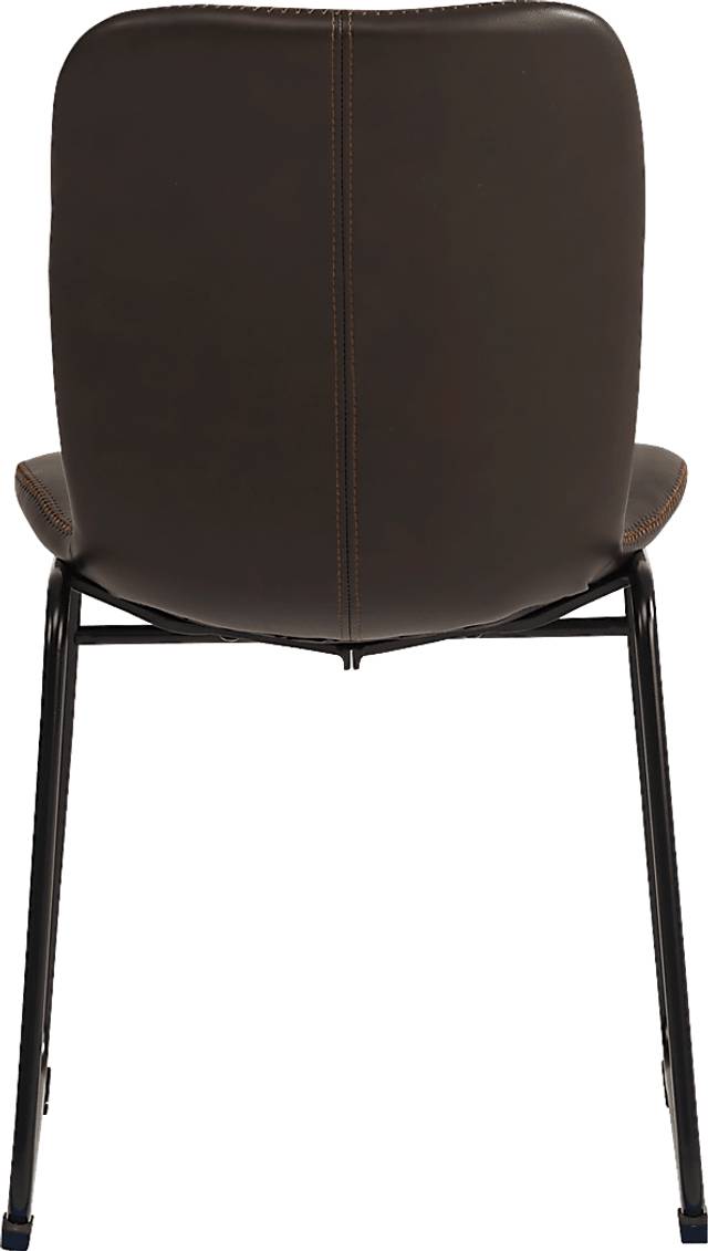 Kanister Walnut 5 Pc Dining Set with Brown Chairs - Thumbnail - Image 5