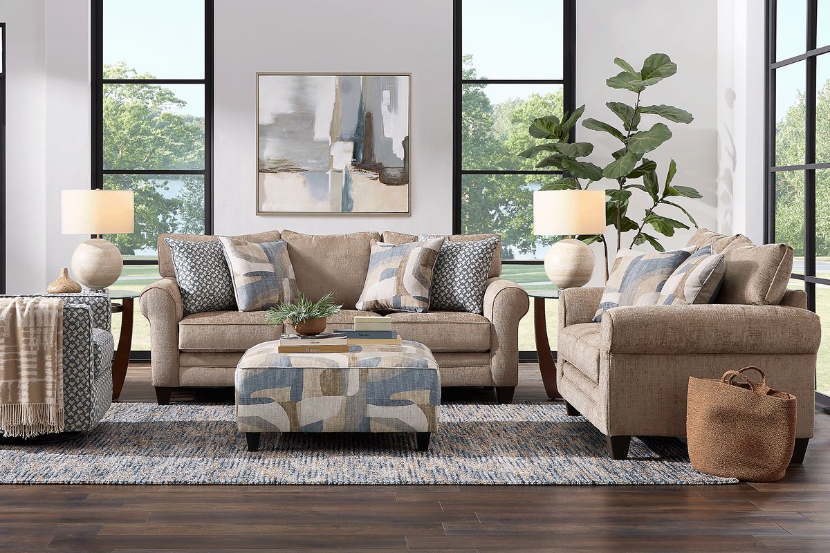 Remington Heights Cocoa 7 Pc Living Room