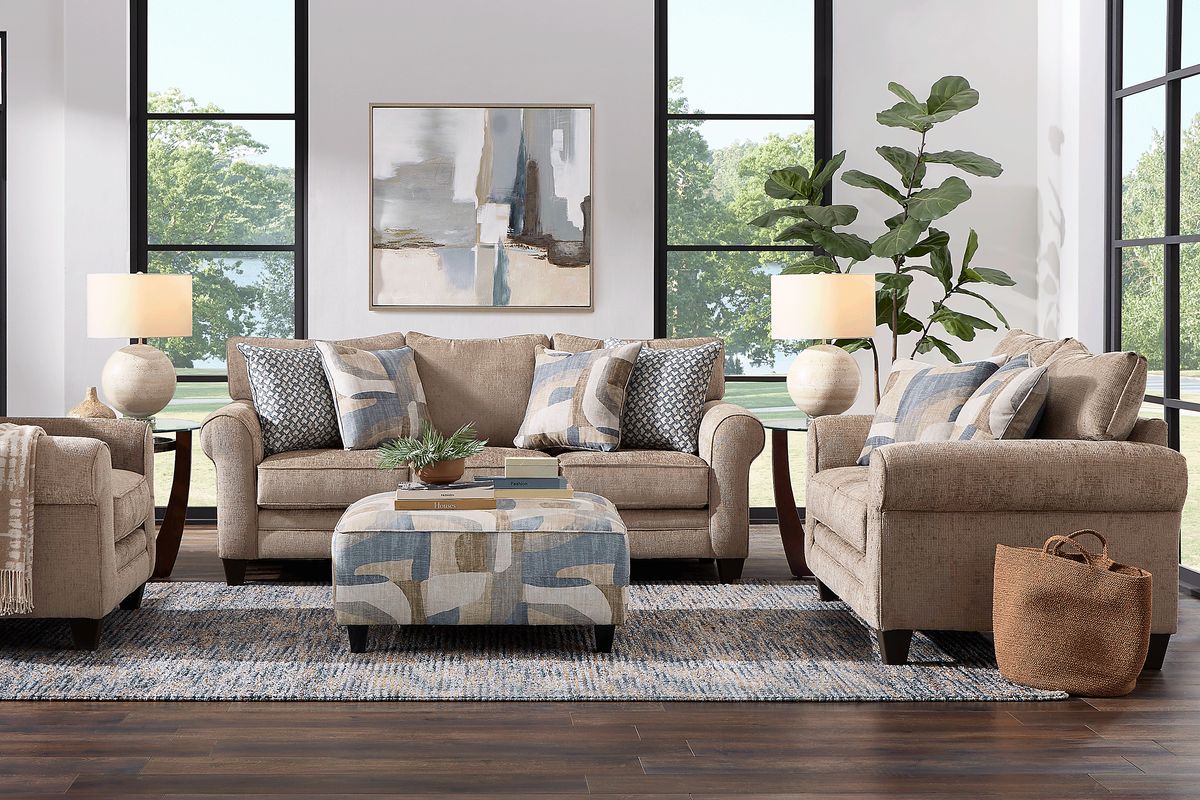 Remington Heights Cocoa 8 Pc Living Room