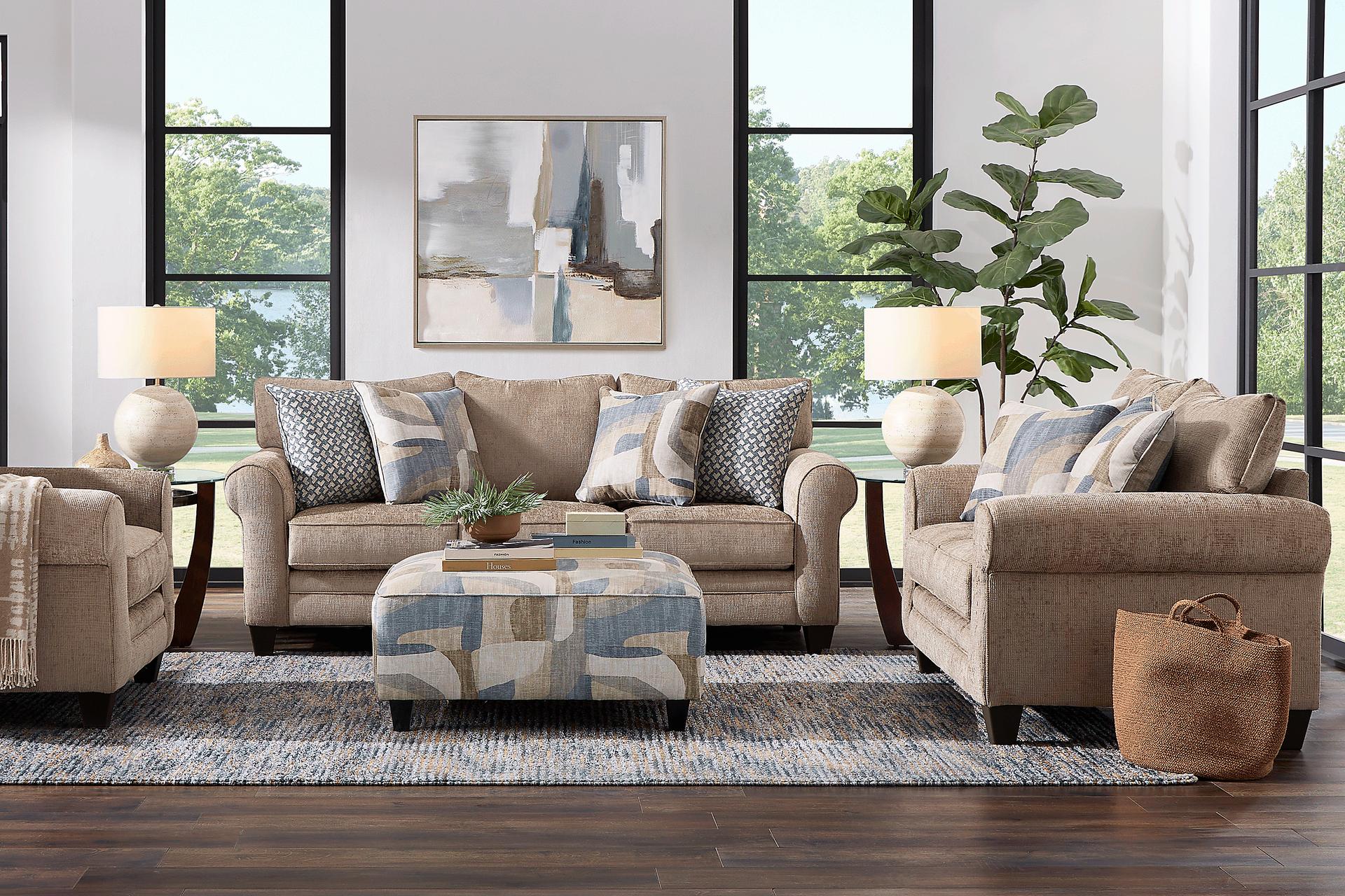 Remington Heights Cocoa 8 Pc Living Room