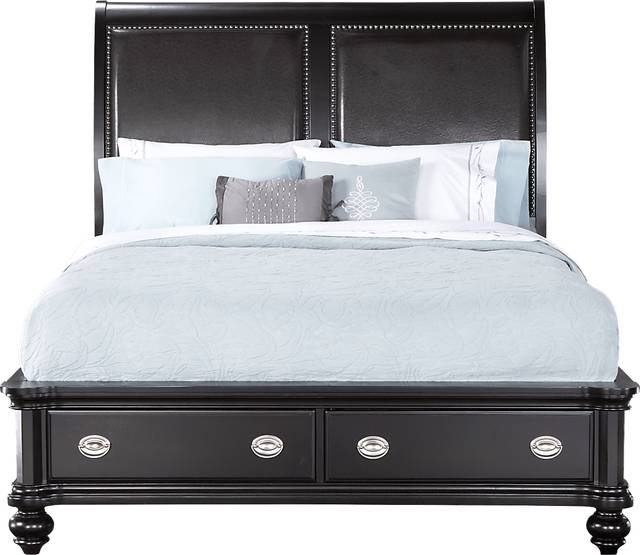 Remington Place Espresso 3 Pc King Bed with Storage - Thumbnail - Image 1