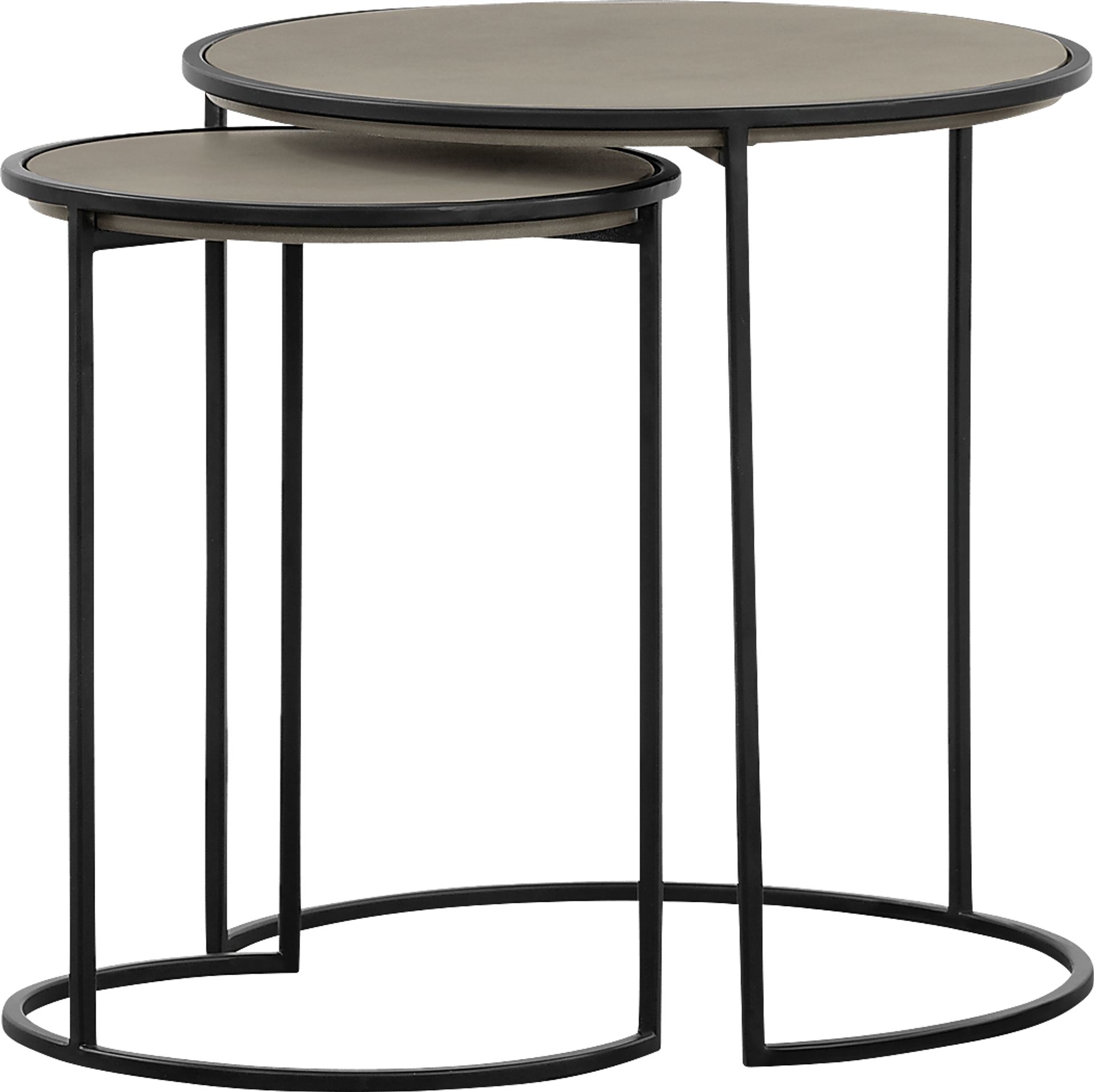 Renaelle Gray Nesting Table, Set of 2 - Image 1