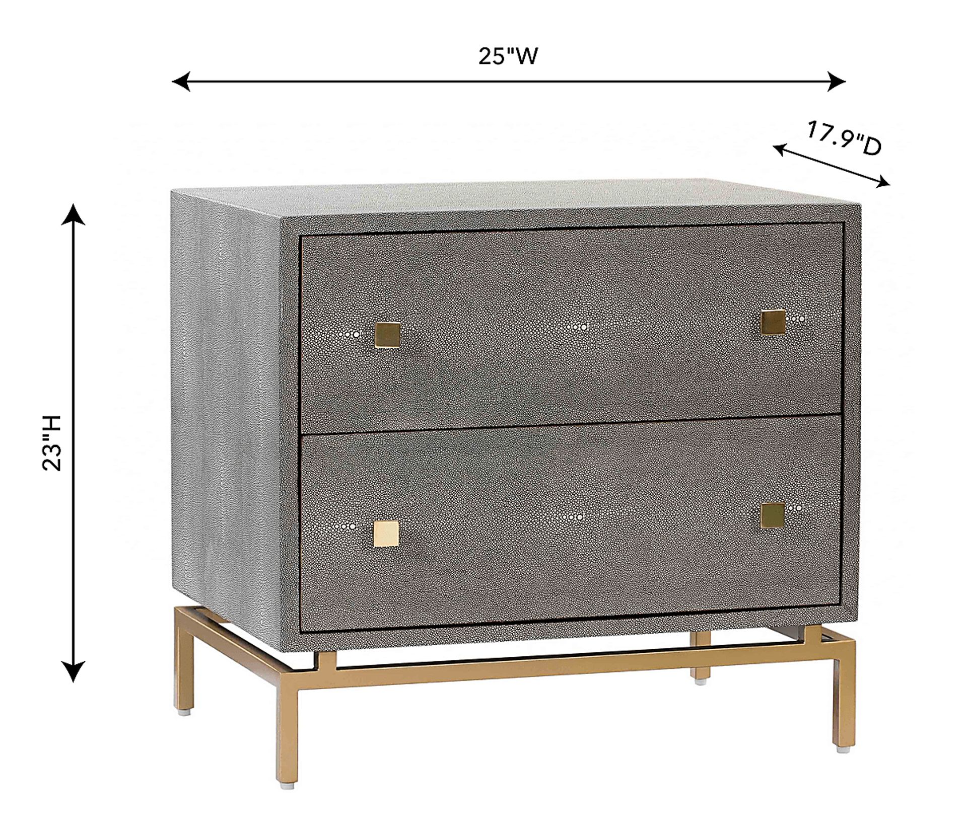 Renara Gray Nightstand - Image 9