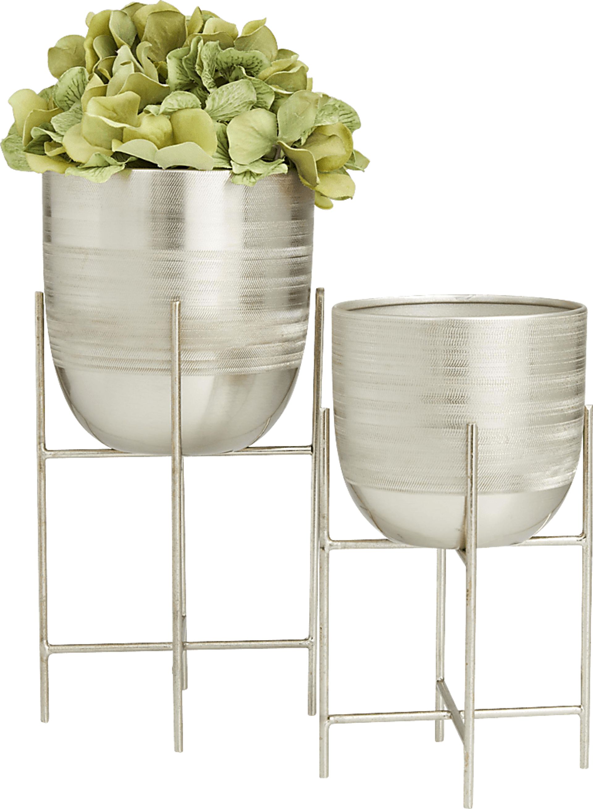 Renette Silver Planter, Set of 2 - Image 3