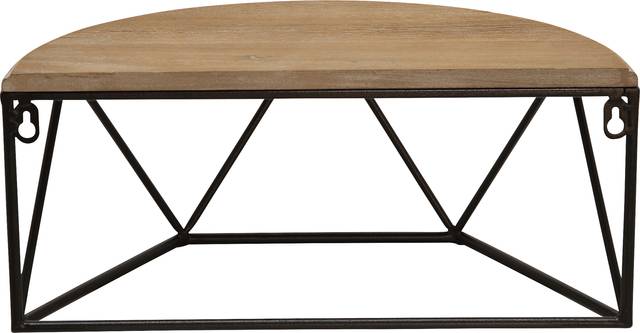 Renezet Brown Wall Shelf - Thumbnail - Image 2