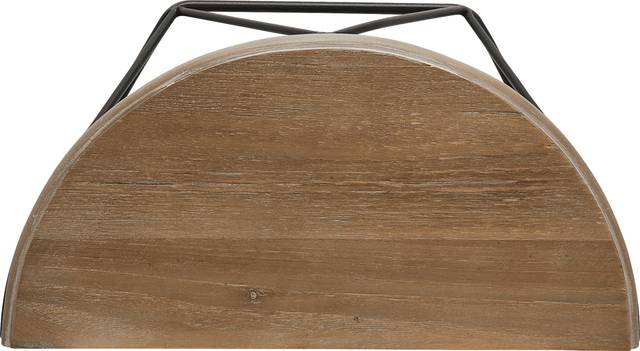 Renezet Brown Wall Shelf - Thumbnail - Image 3