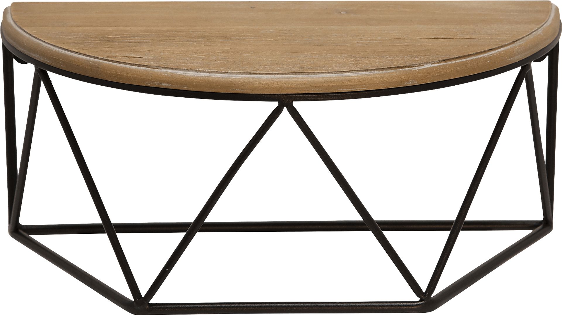 Renezet Brown Wall Shelf - Image 1