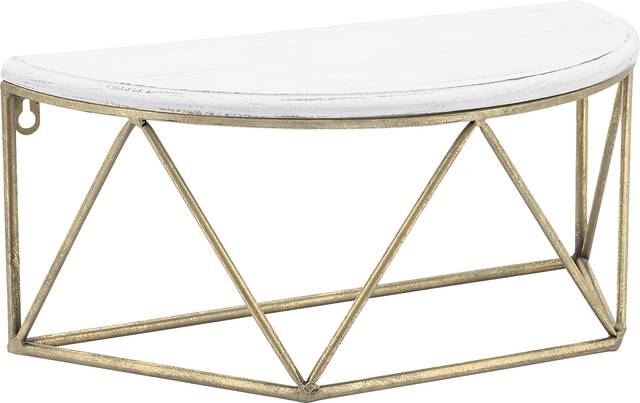 Renezet Gold Wall Shelf - Thumbnail - Image 3
