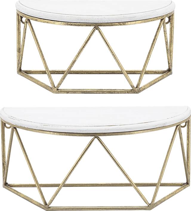 Renezet Gold Wall Shelf - Thumbnail - Image 8