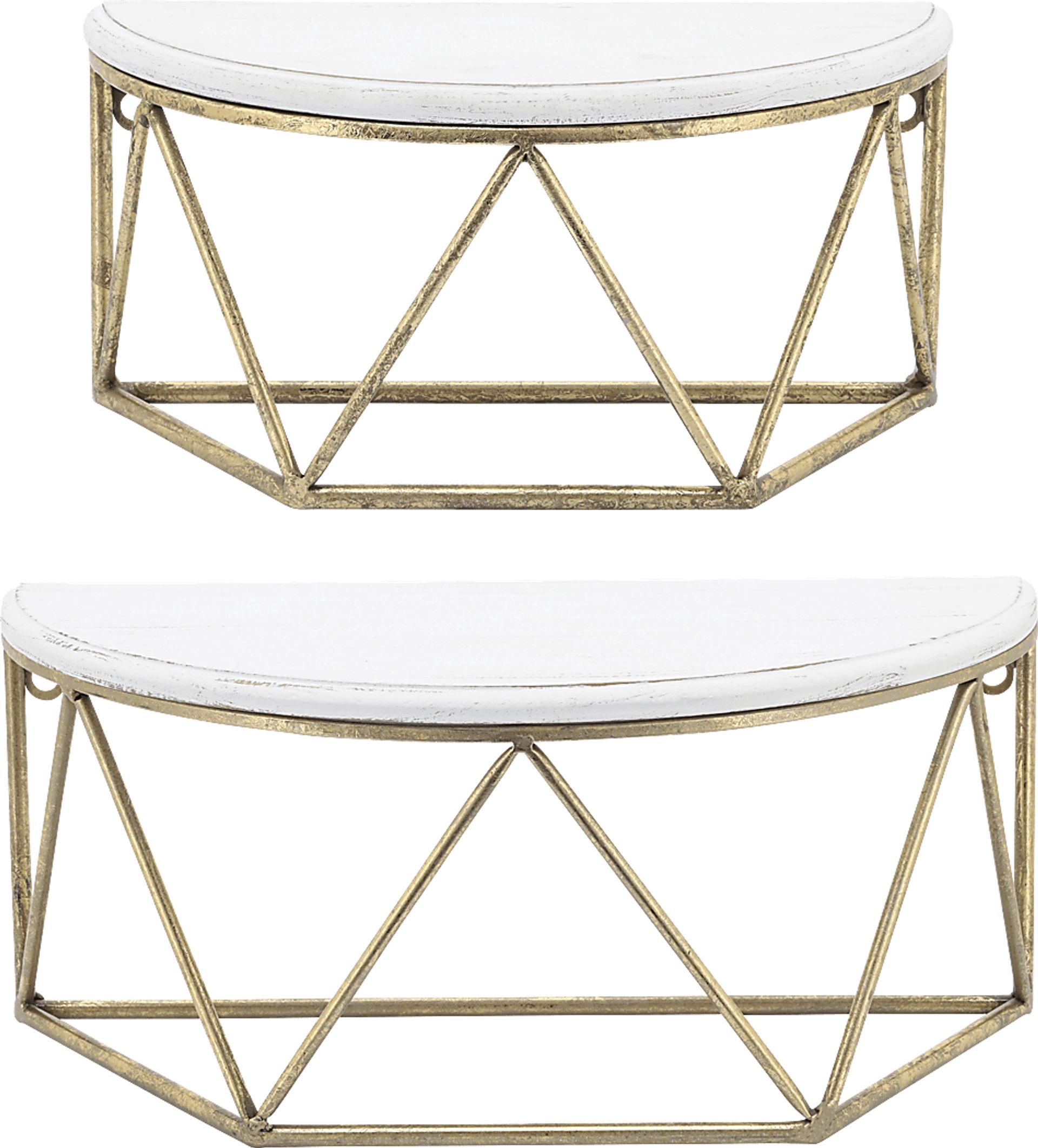 Renezet Gold Wall Shelf - Image 8