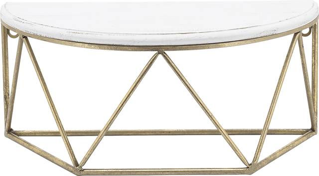 Renezet Gold Wall Shelf - Thumbnail - Image 1