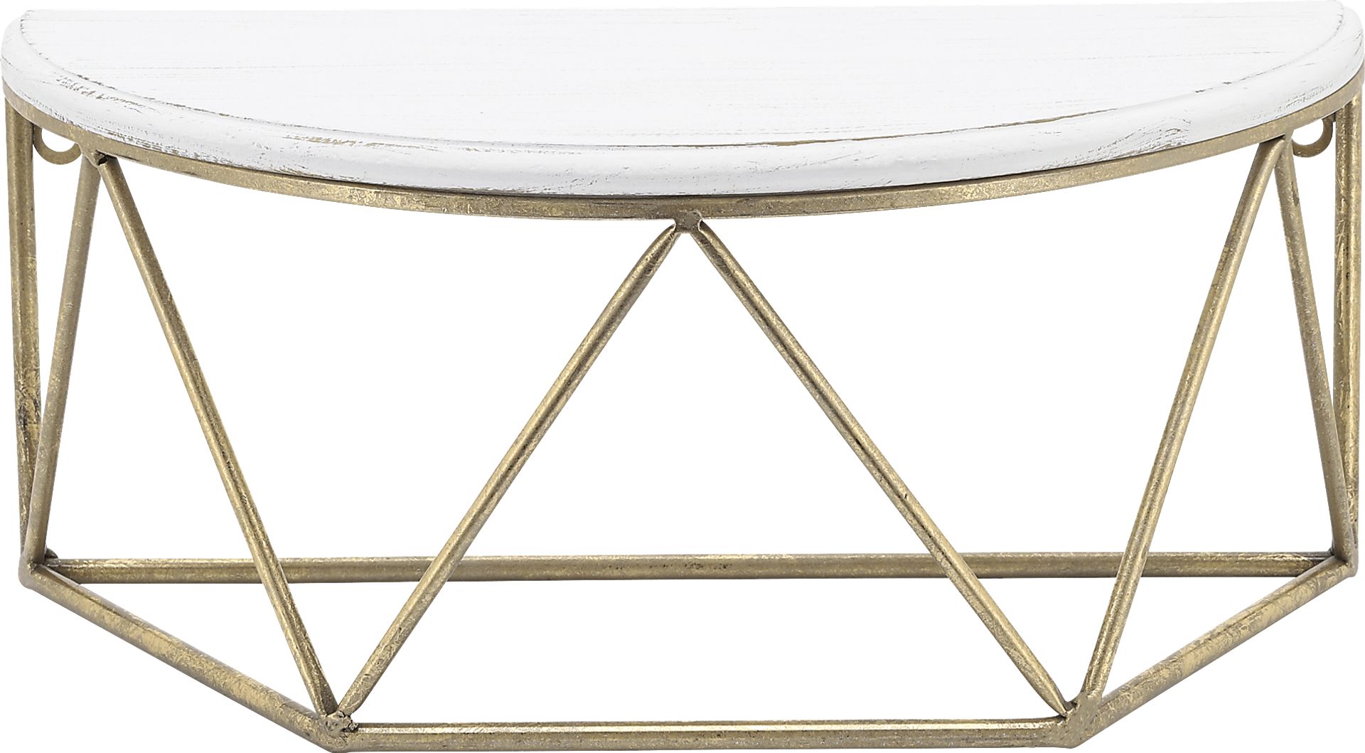 Renezet Gold Wall Shelf - Image 1