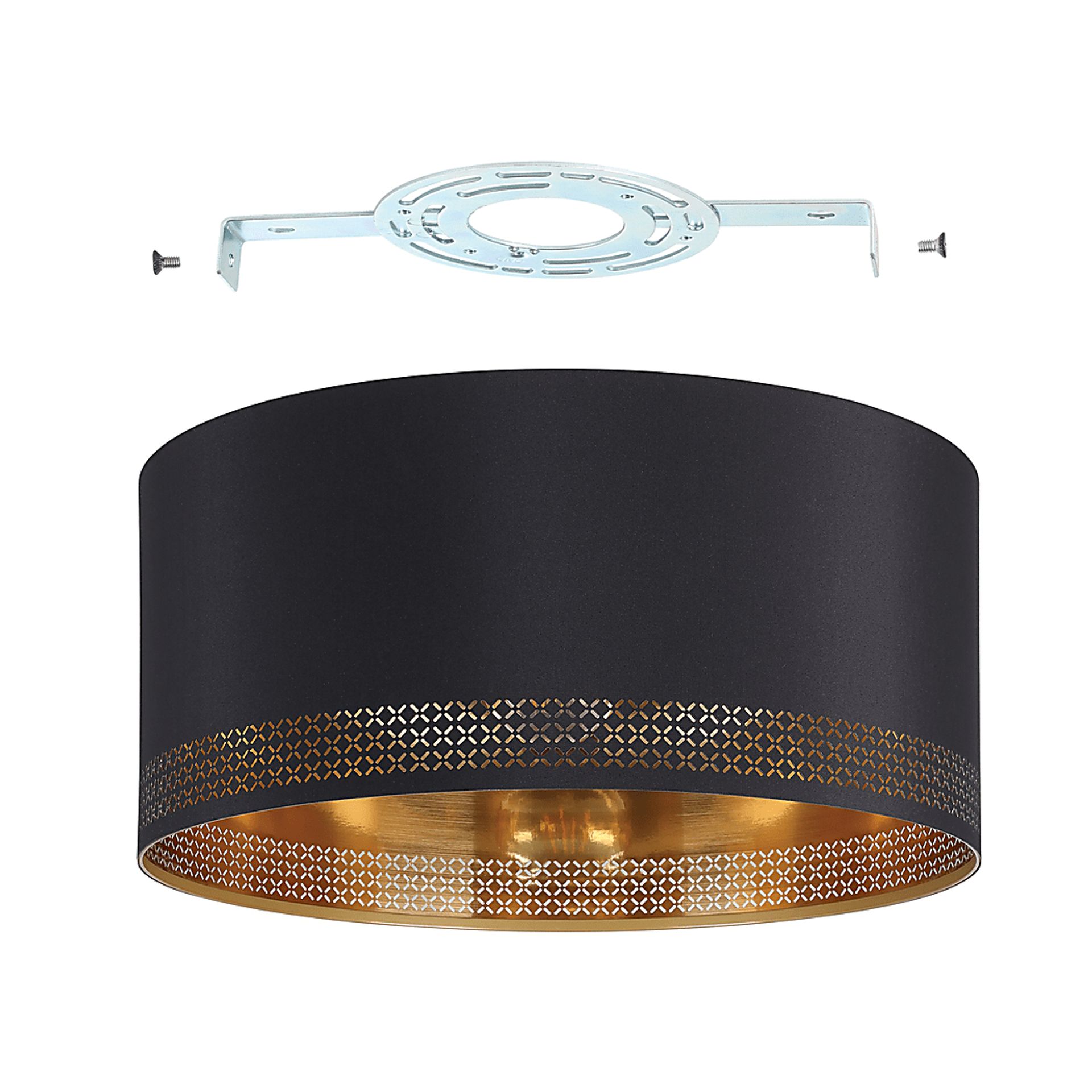 Renfrew Lane Black Flush Mount - Image 5