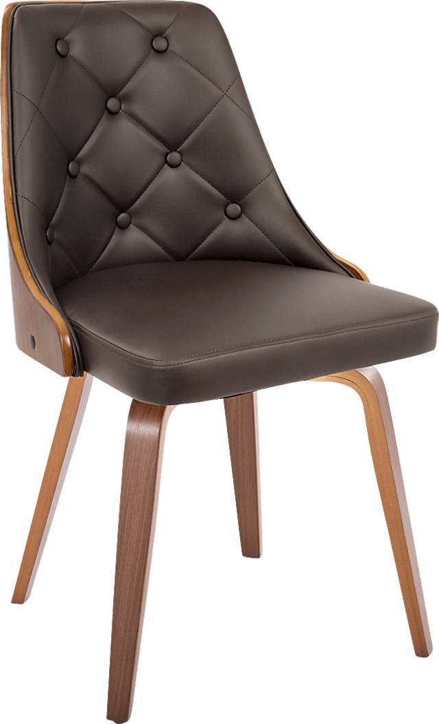 Renior Brown Dining Chair, Set of 2 - Thumbnail - Image 2